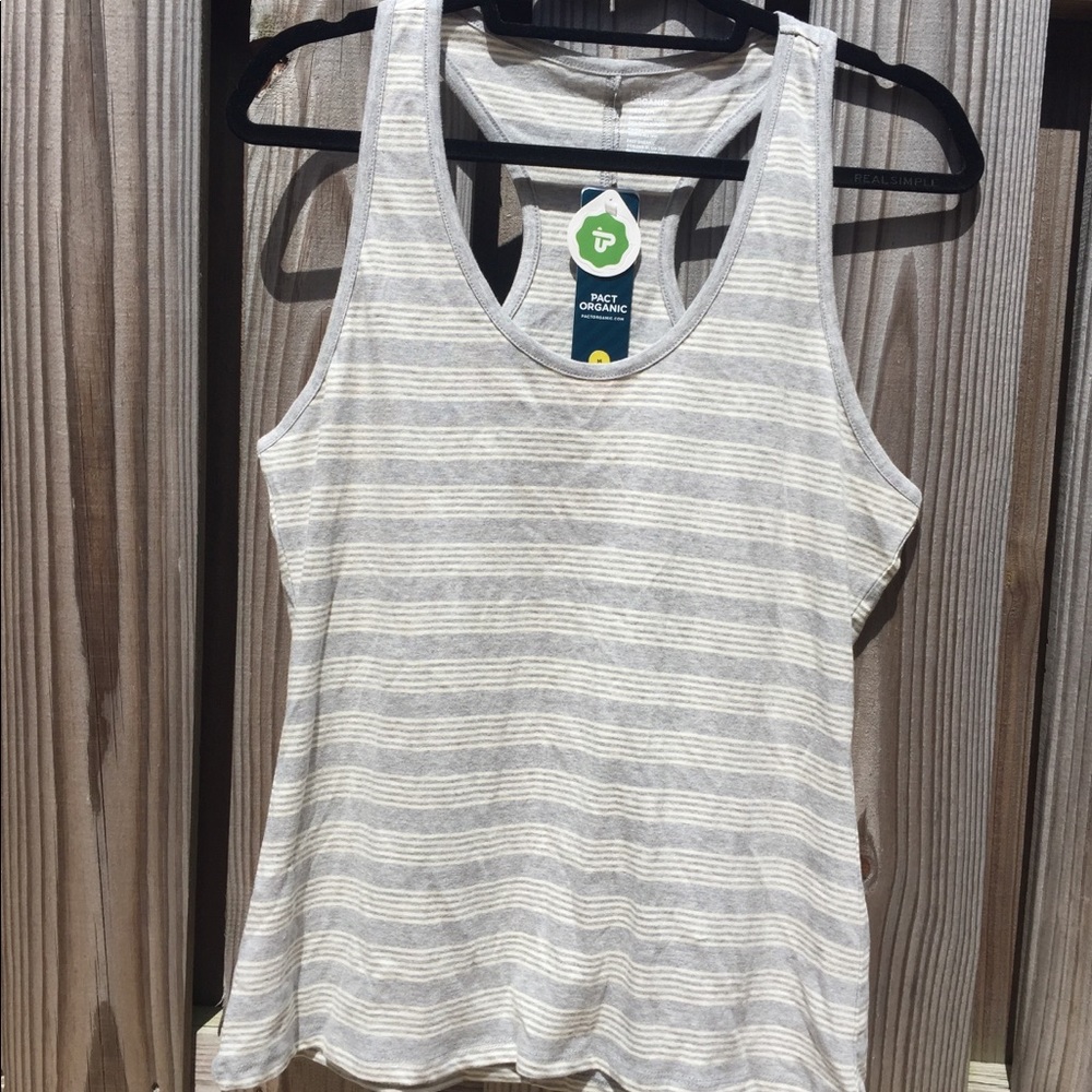 Pact Racer back tank top